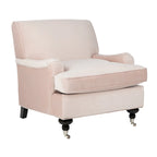 Fauteuil Club – Émeraude / Marron antique / Or antique / Noir et blanc / Rose poudré / Bleu marine / Marron | Une place