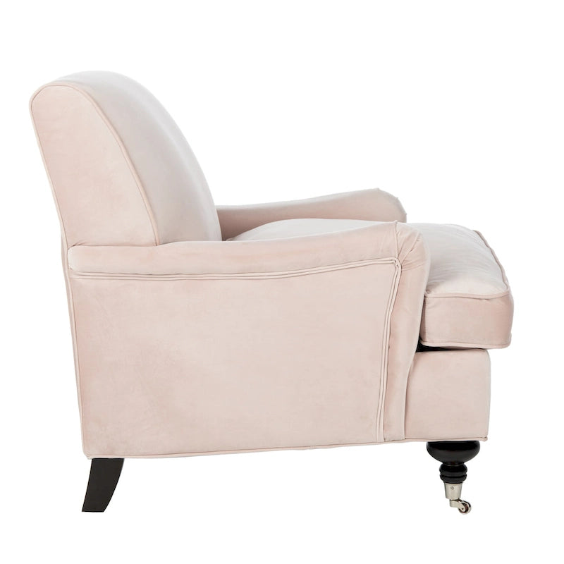Fauteuil Club – Émeraude / Marron antique / Or antique / Noir et blanc / Rose poudré / Bleu marine / Marron | Une place