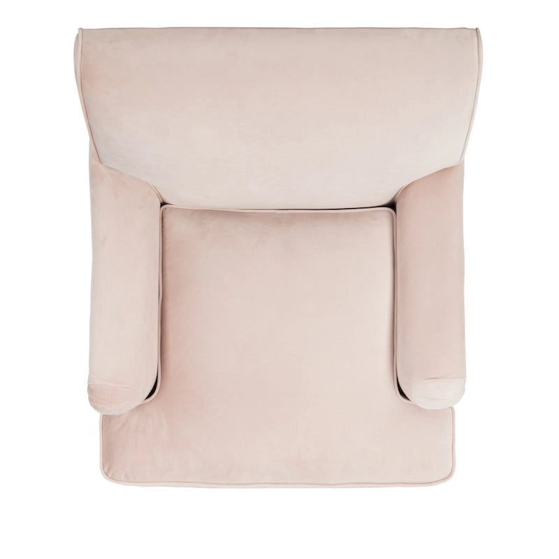 Fauteuil Club – Émeraude / Marron antique / Or antique / Noir et blanc / Rose poudré / Bleu marine / Marron | Une place