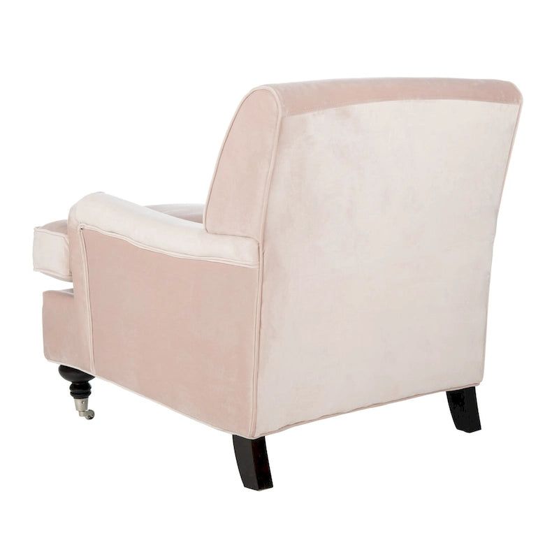 Fauteuil Club – Émeraude / Marron antique / Or antique / Noir et blanc / Rose poudré / Bleu marine / Marron | Une place