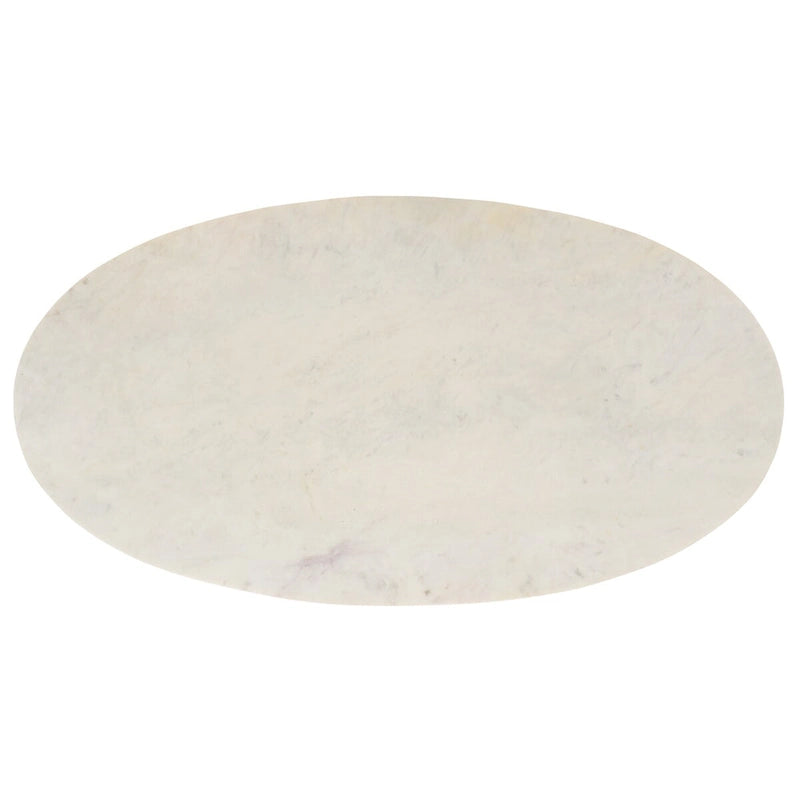 Table basse ronde avec plateau en marbre blanc et cadre en métal doré