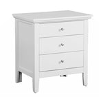 Table de chevet Glory Furniture Hammond à 3 tiroirs, blanche