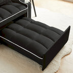 Fauteuil Convertible Lit – Gris / Beige / Noir / Rose – Simple, 3 positions réglables