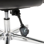 Fauteuil de bureau pivotant dossier haut en cuir PU noir/gris/café/chameau&noir, 1 personne